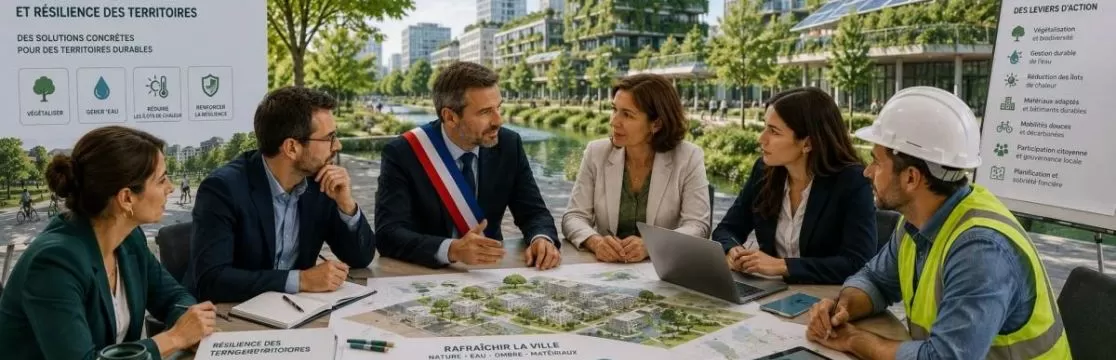 Illustration : Canicule : comment construire une stratégie de rafraîchissement urbain durable ?