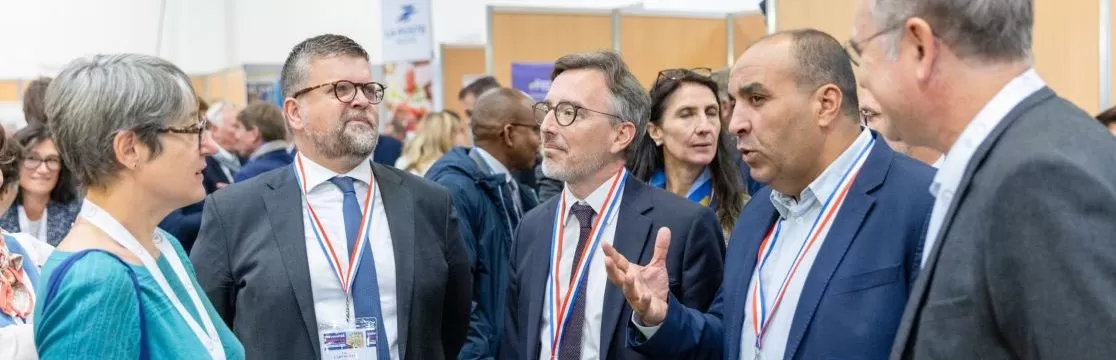 Illustration : Rencontre avec les exposants