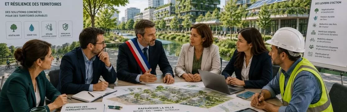 Illustration : Canicule : comment construire une stratégie de rafraîchissement urbain durable ?